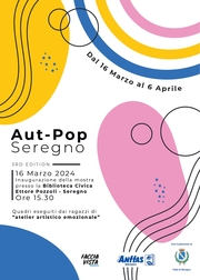 3^ edizione dell'iniziativa «Autpop». Mostra di quadri c/o Biblioteca di Seregno (16 Marzo-6 Aprile 24)